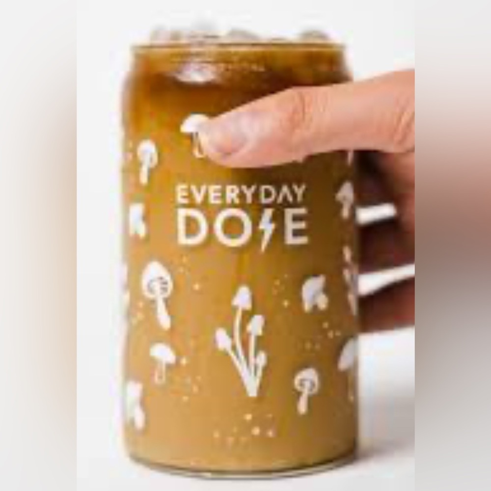 Everyday Dose Mushroom Glass New in Box